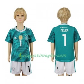 Divisa di Calcio Germania Neuer 1 Bambino Trasferta Mondiali 2018